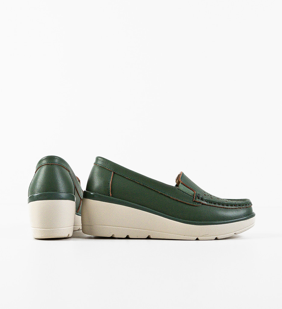 Pantofi Casual Verzi Atic | Confort Zilnic - imagine 5