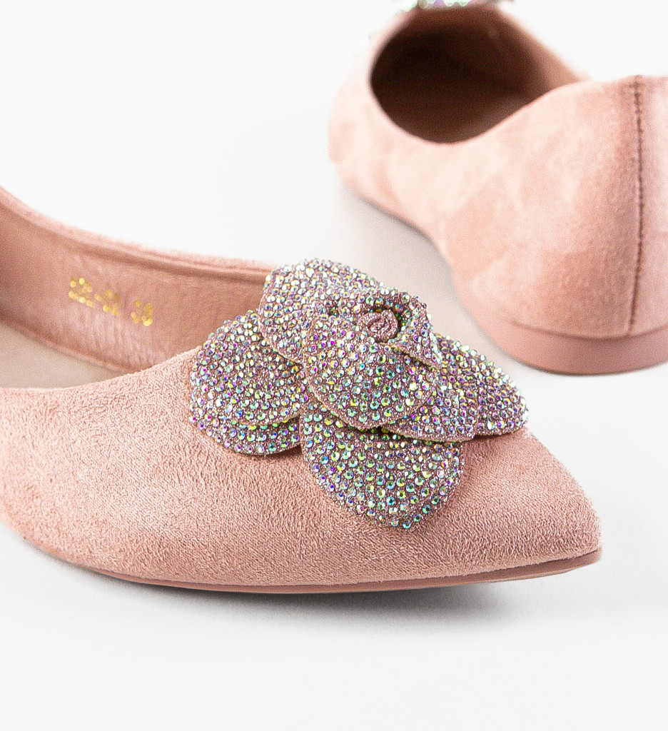 Balerini Dama Orhid Roz - Confort Casual - imagine 9