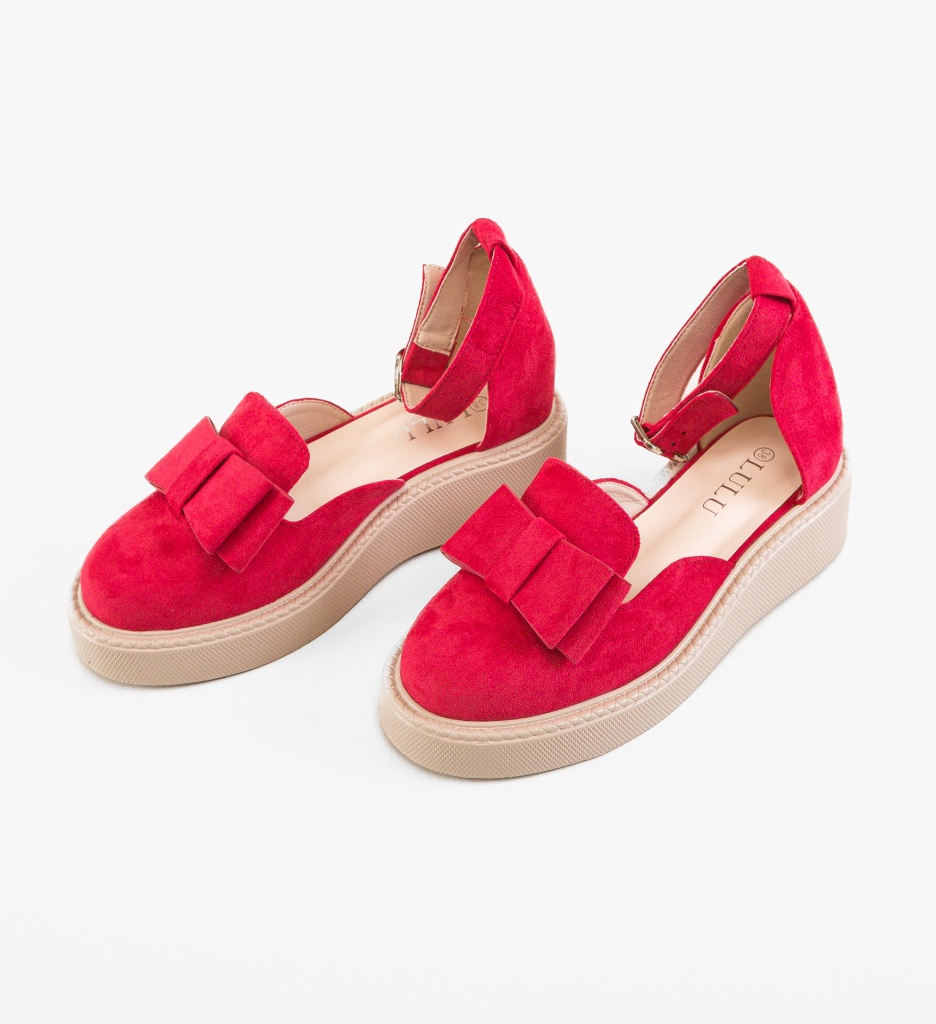 Pantofi Casual Dama Fuchsia - imagine 6