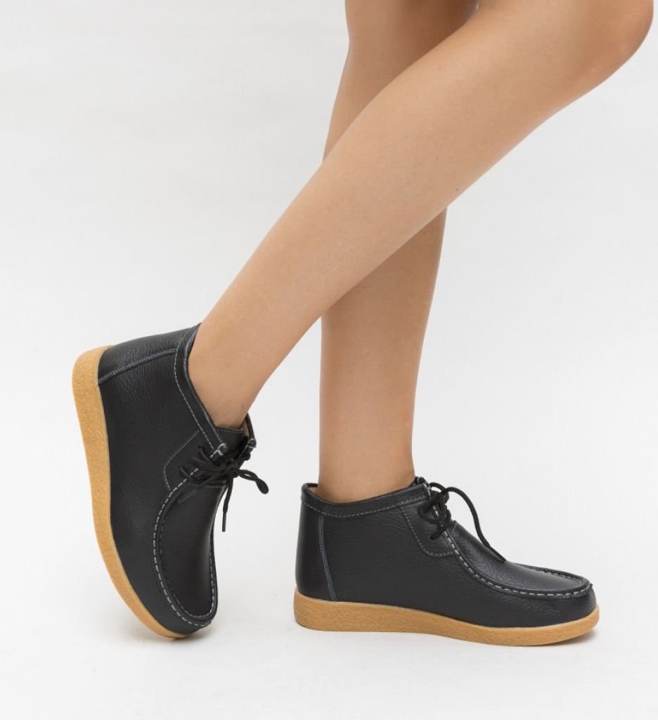 Pantofi Casual Defendo Negri - Confort și Stil - imagine 3
