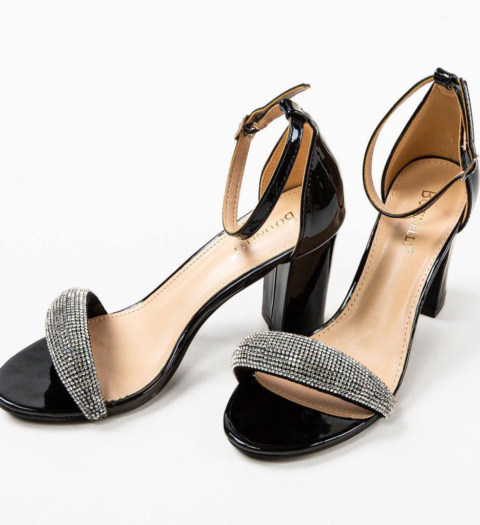 Sandale Toc Takent Negre | Eleganță Asigurată - imagine 7