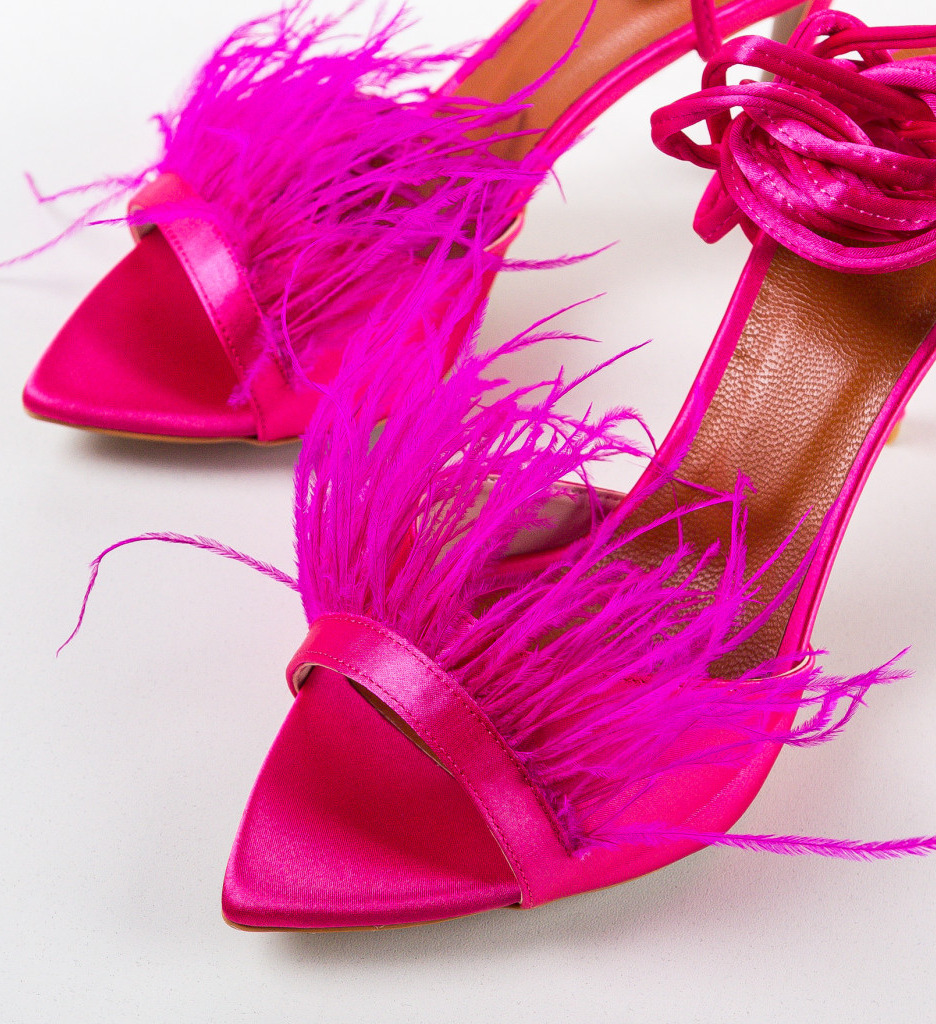 Sandale Orka Fuchsia | Toc Elegant pentru Ocazii - imagine 7