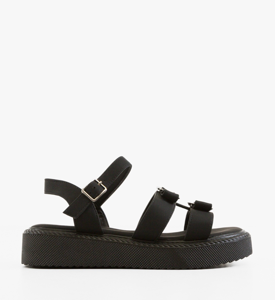 Sandale Dama Jaht Negre Elegante - imagine 6
