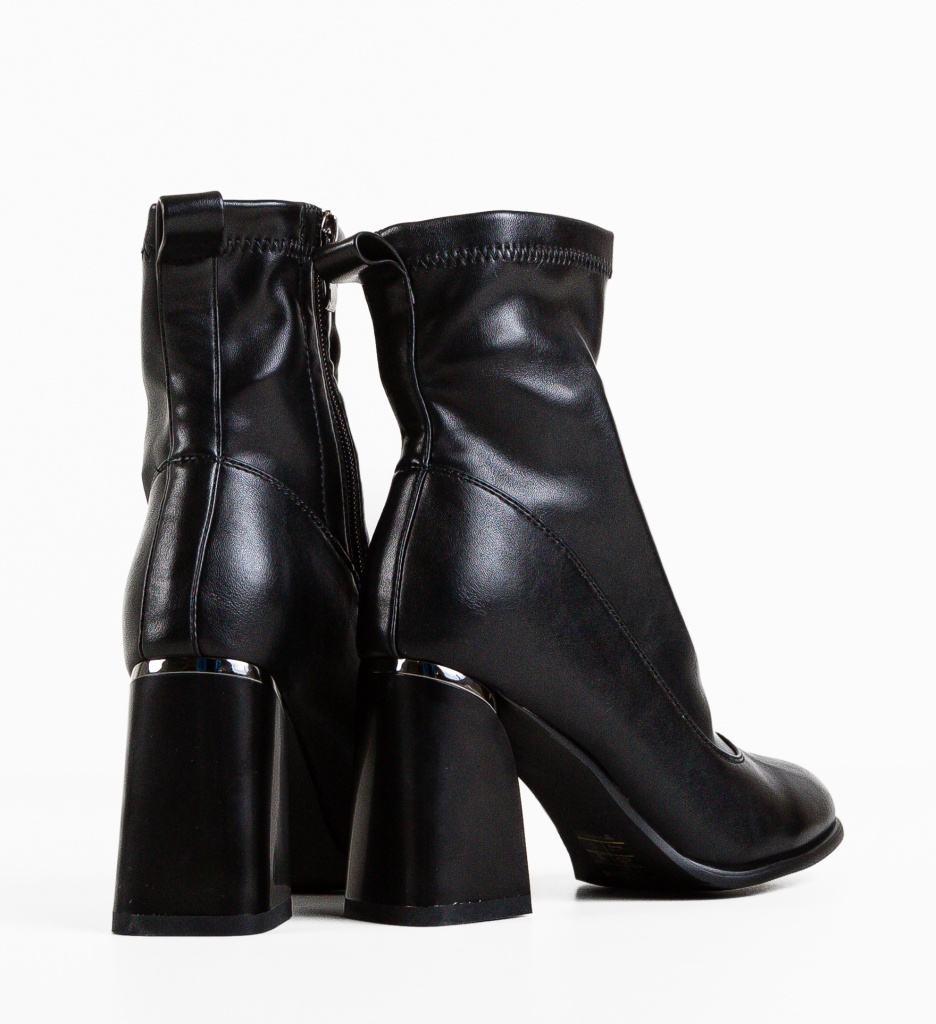Botine Dama Kanza Negre 2 - Eleganță și Stil - imagine 7