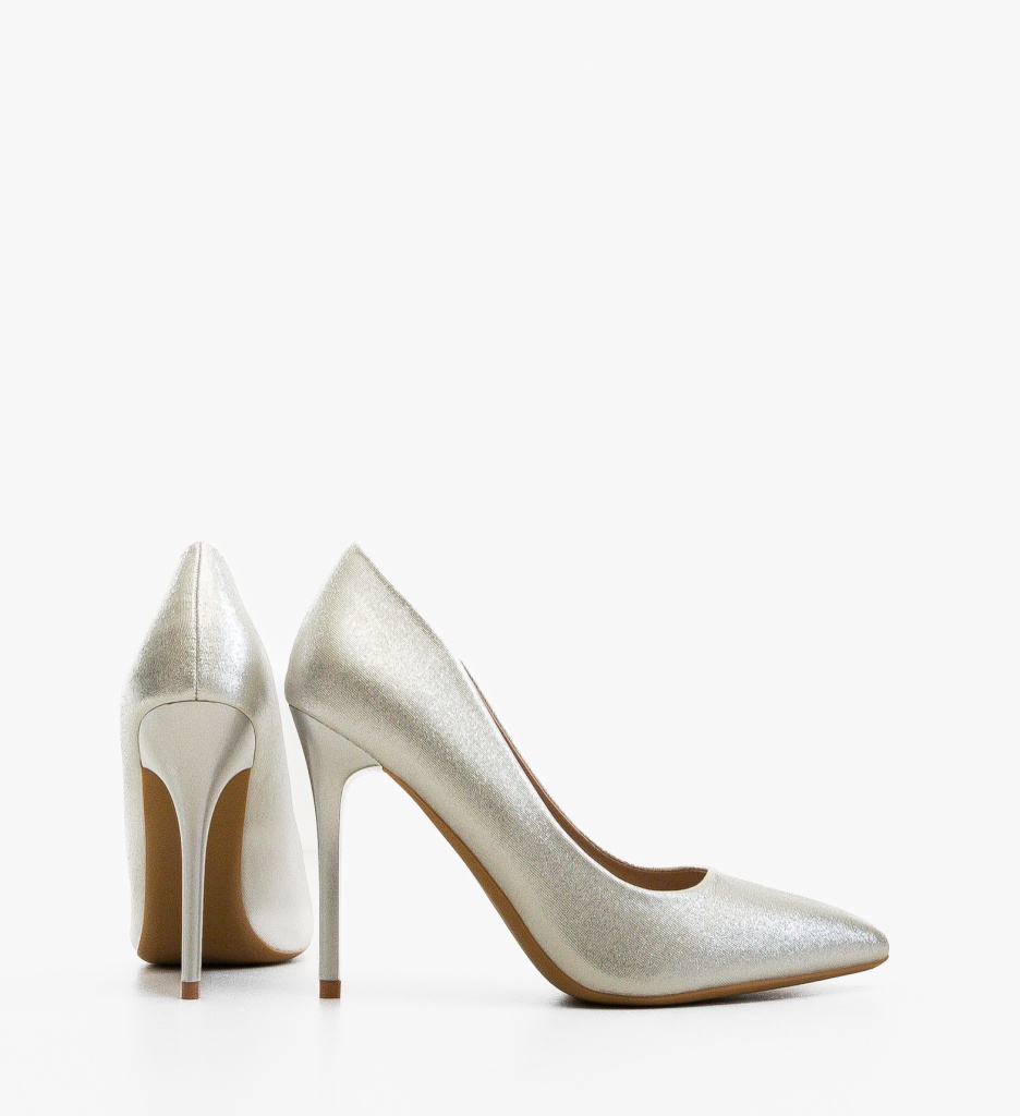 Pantofi Oknam Argintii | Eleganță și Stil - imagine 3