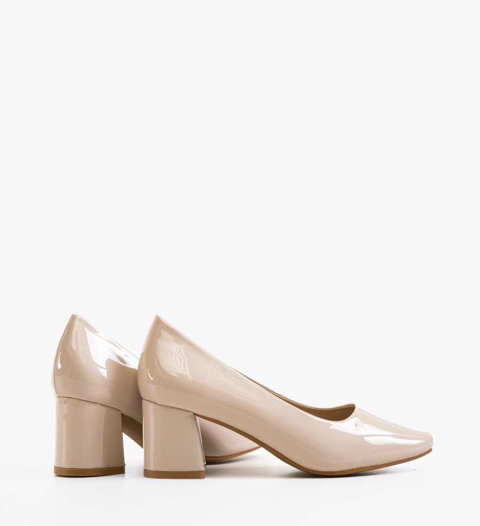 Pantofi Dama Nieve Bej Eleganți - imagine 10