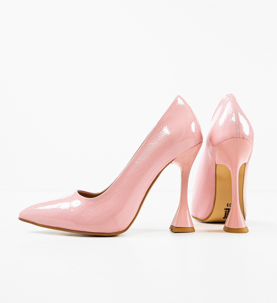 Pantofi Toc Rimo Roz - Eleganță Feminină - imagine 6