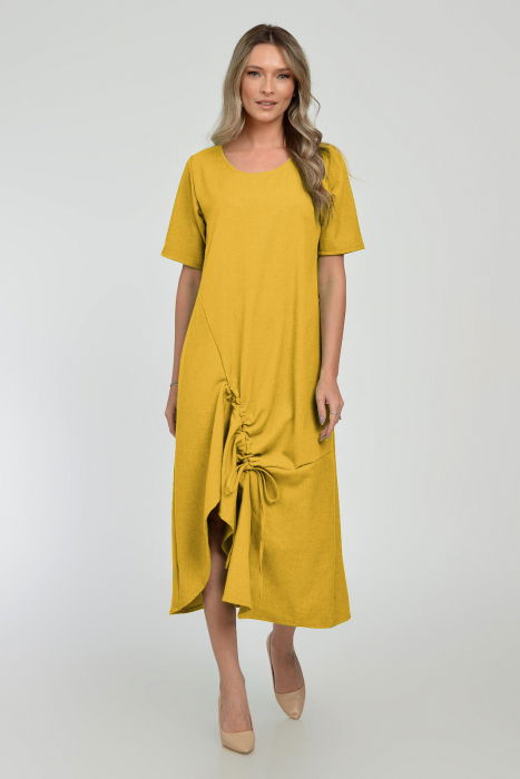 Rochie In Pierino Galben Mustar - Stil și Confort