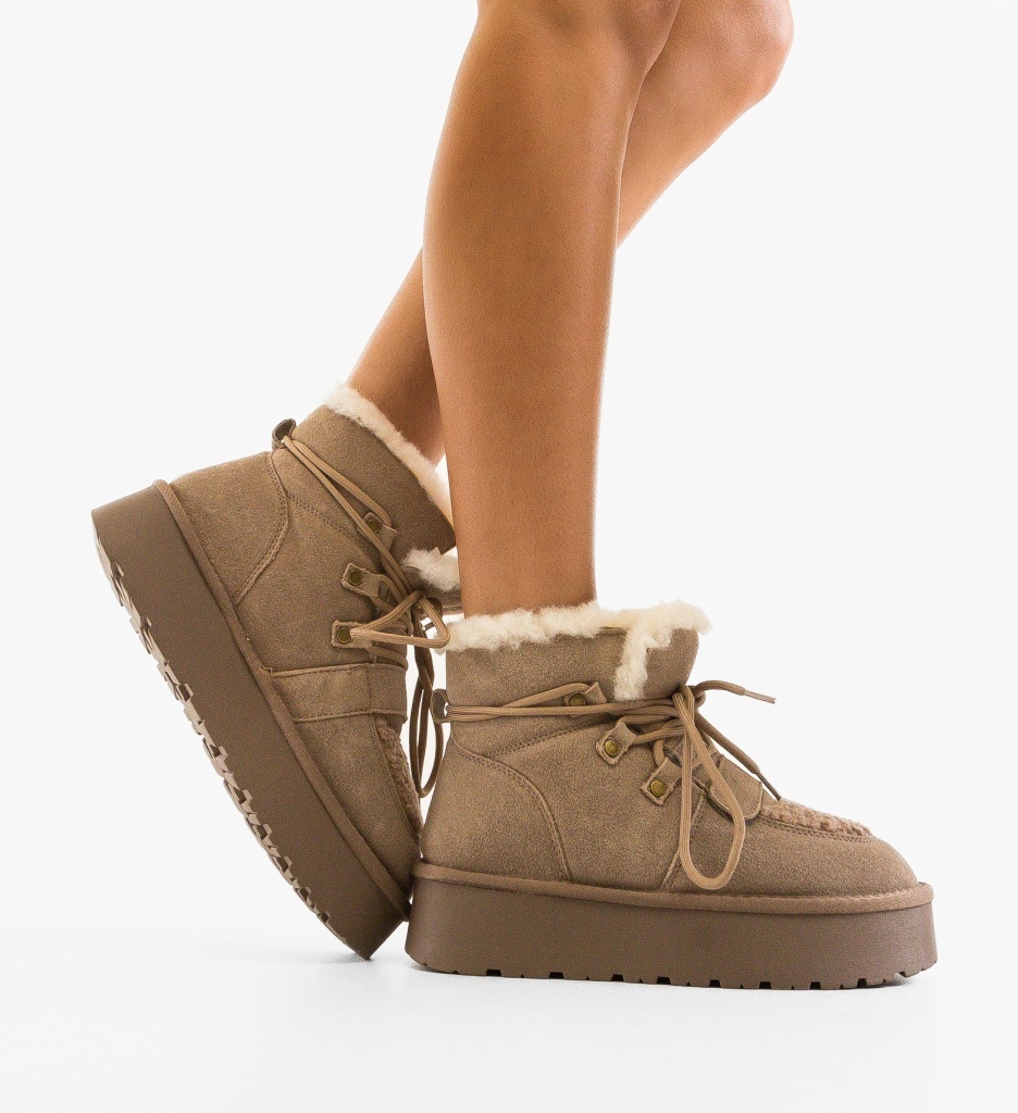 Cizme Ug Hamme Khaki Depurtat - Confort Urban