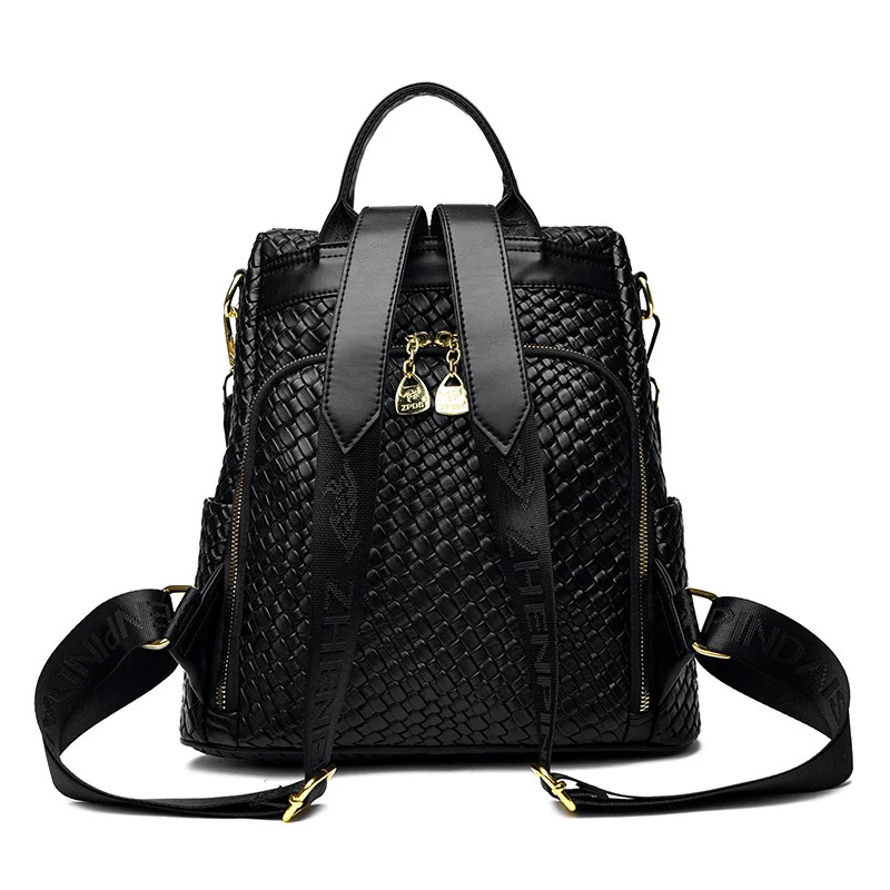 Rucsac de dama Delis Xiomara GT2854 antifurt, Negru - imagine 4