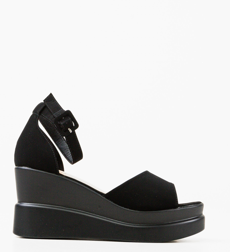 Platforme Dama Tymyry Negre - Eleganță și Confort - imagine 2