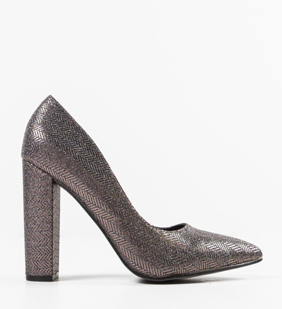 Pantofi Traci Gri - Eleganță și Stil - imagine 4