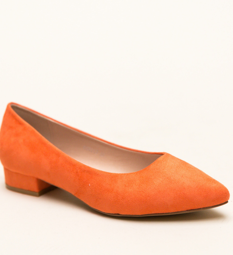Pantofi Niam Portocalii cu Toc - Eleganță și Stil - imagine 6