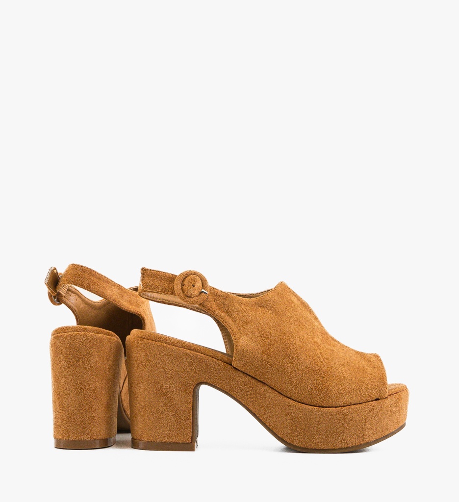 Sandale Toc Yousuf Camel - Eleganță și Stil - imagine 5