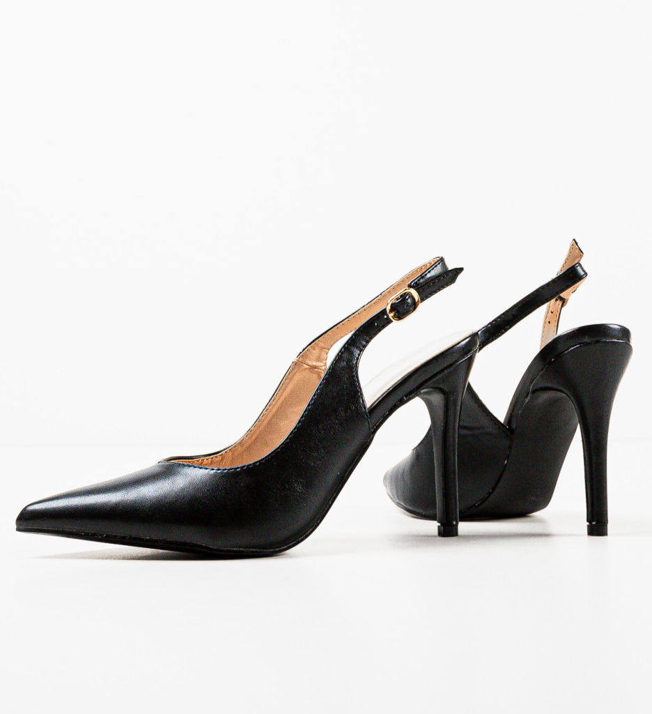 Pantofi Amani Negri | Eleganță și Stil - imagine 5