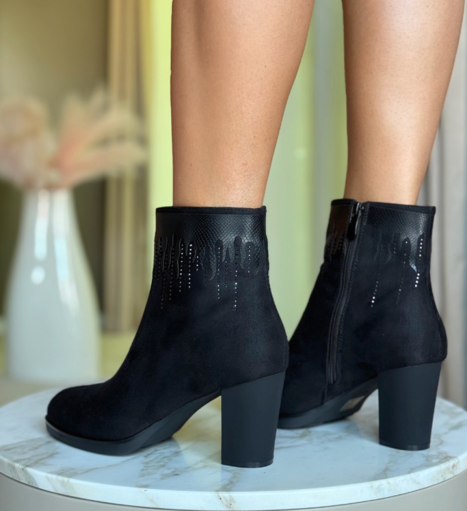 Botine Dama Hajuna Negre | Stil și Confort - imagine 2