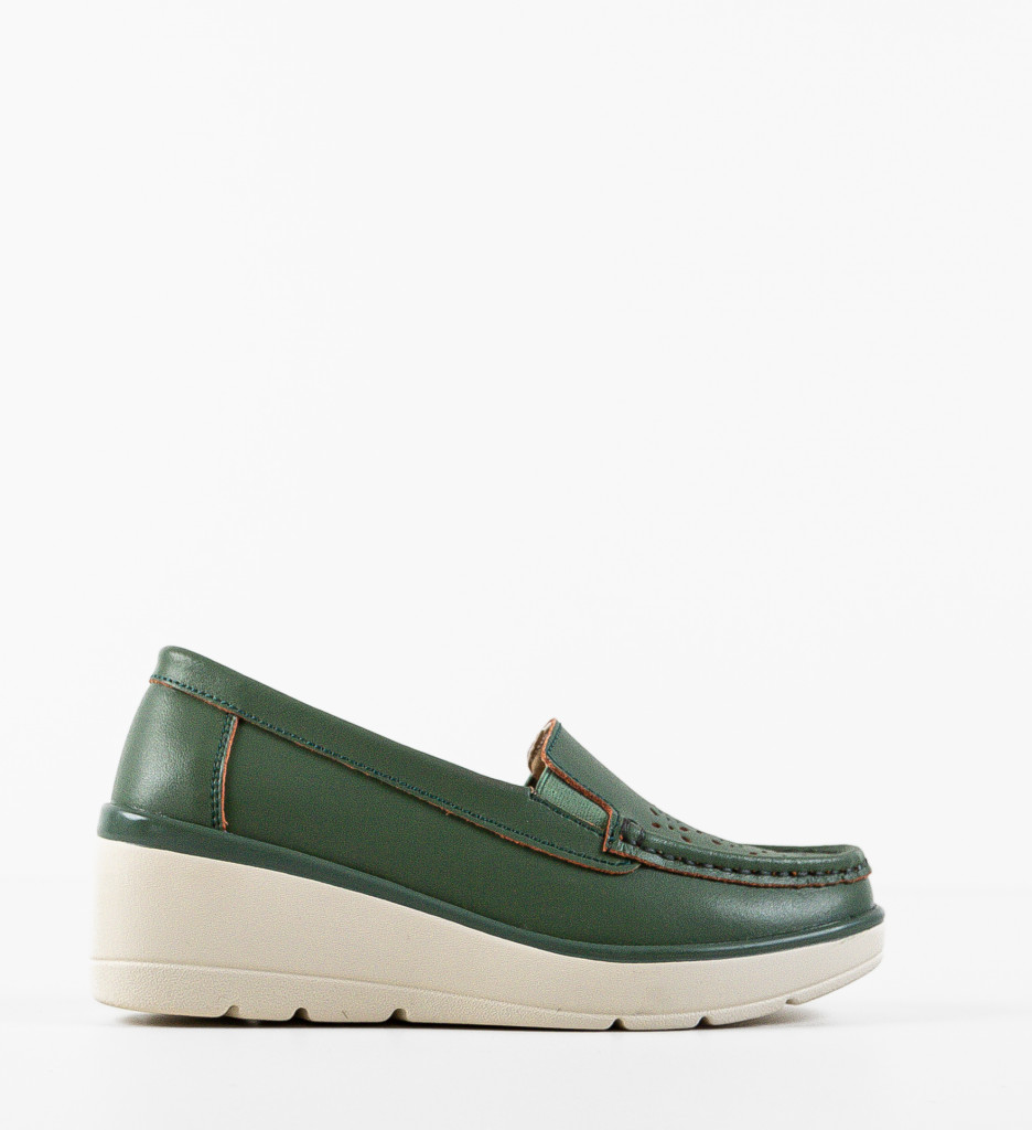 Pantofi Casual Verzi Atic | Confort Zilnic - imagine 4