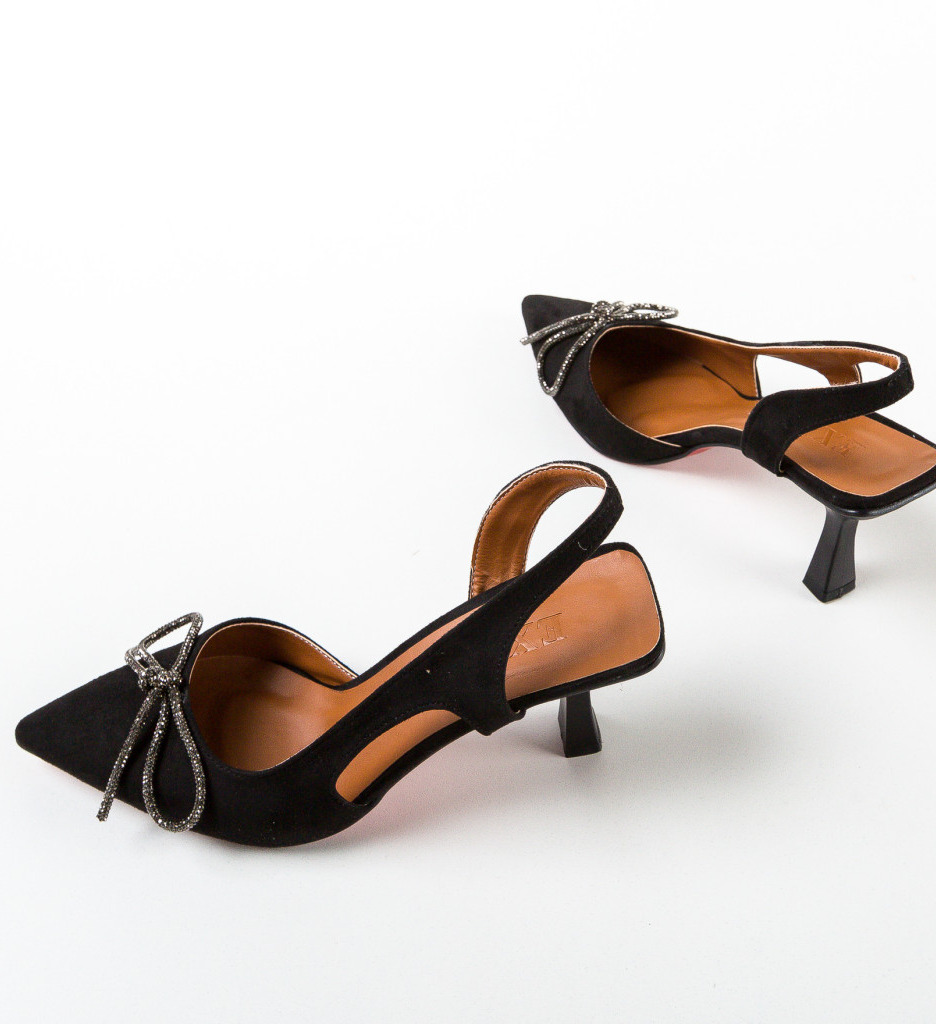 Pantofi Dama Dinut Negri Eleganți - imagine 7