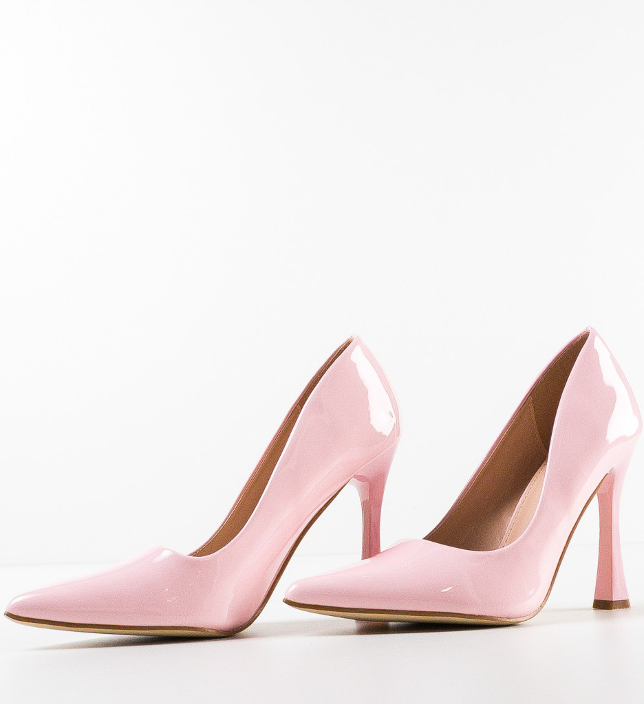 Pantofi Toc Lindo Roz - Eleganță și Stil - imagine 6