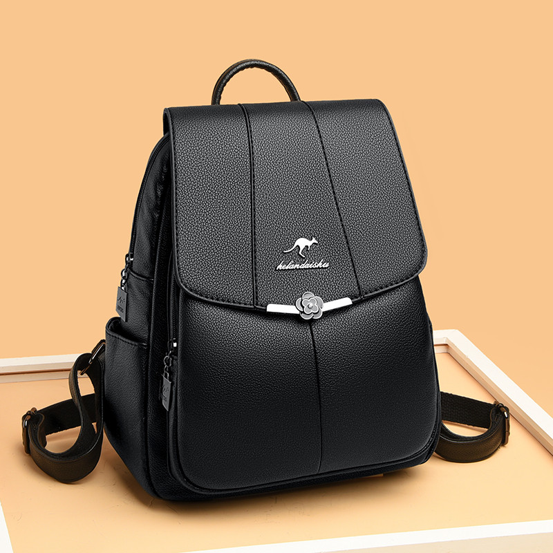 Rucsac dama Pfy Rosalyn GT1901, negru, 32x12x26 cm - imagine 3