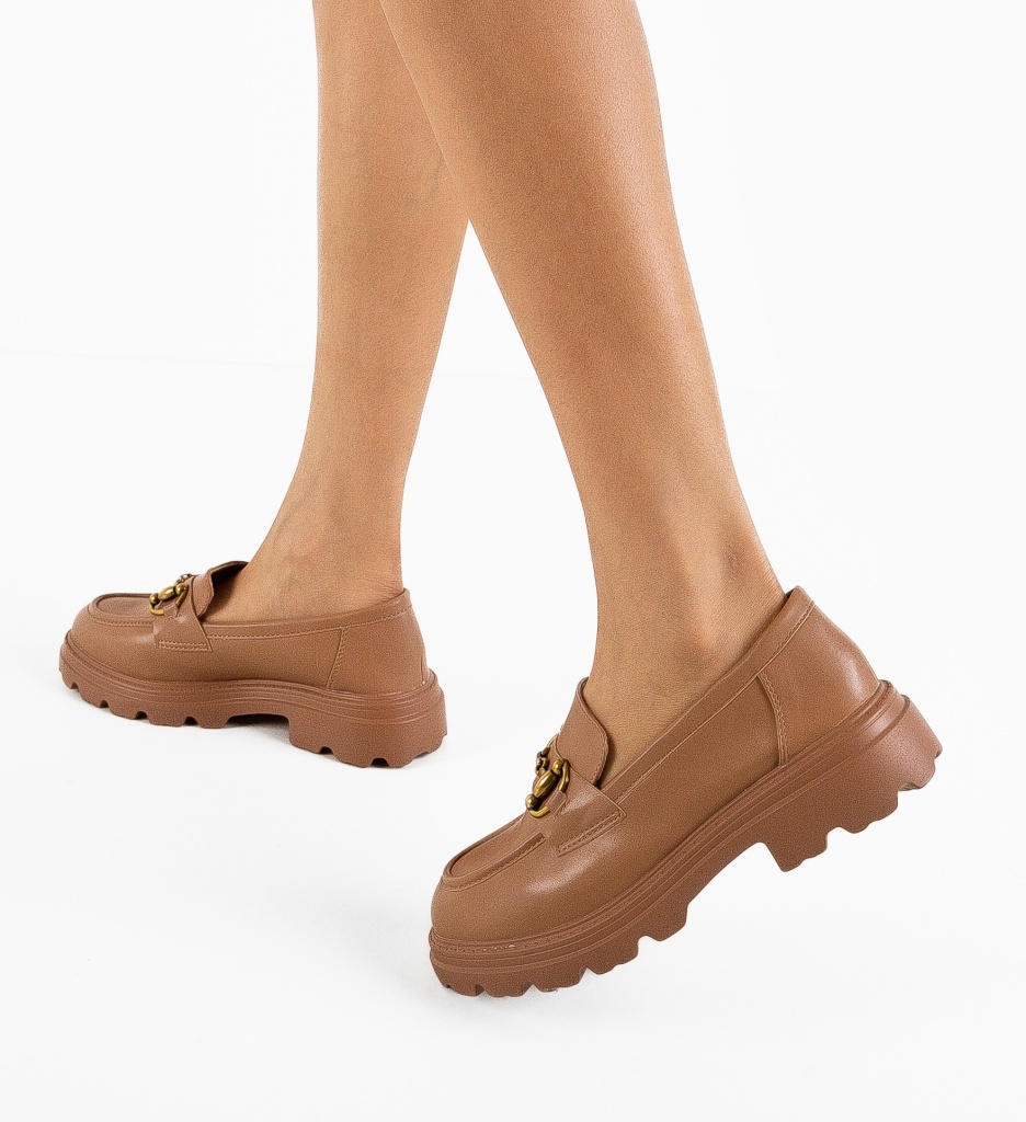 Pantofi Casual Sashi Bej - Confort & Stil Zilnic - imagine 2
