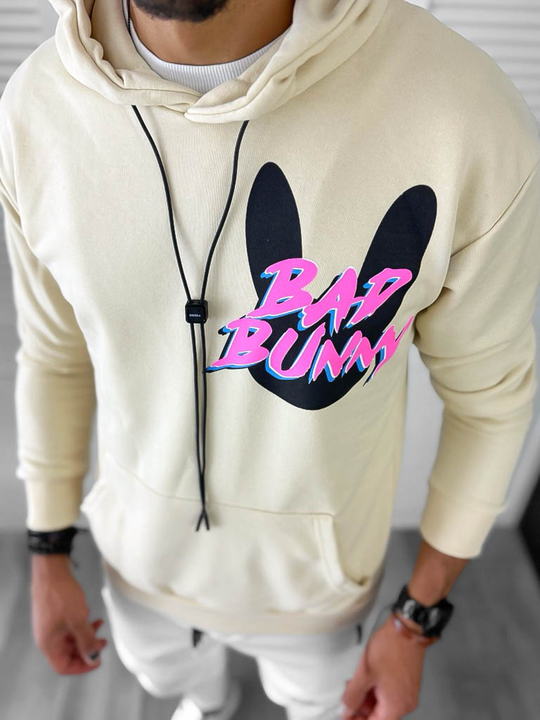 Hanorac Barbati Bej Slim Fit | Stil Modern