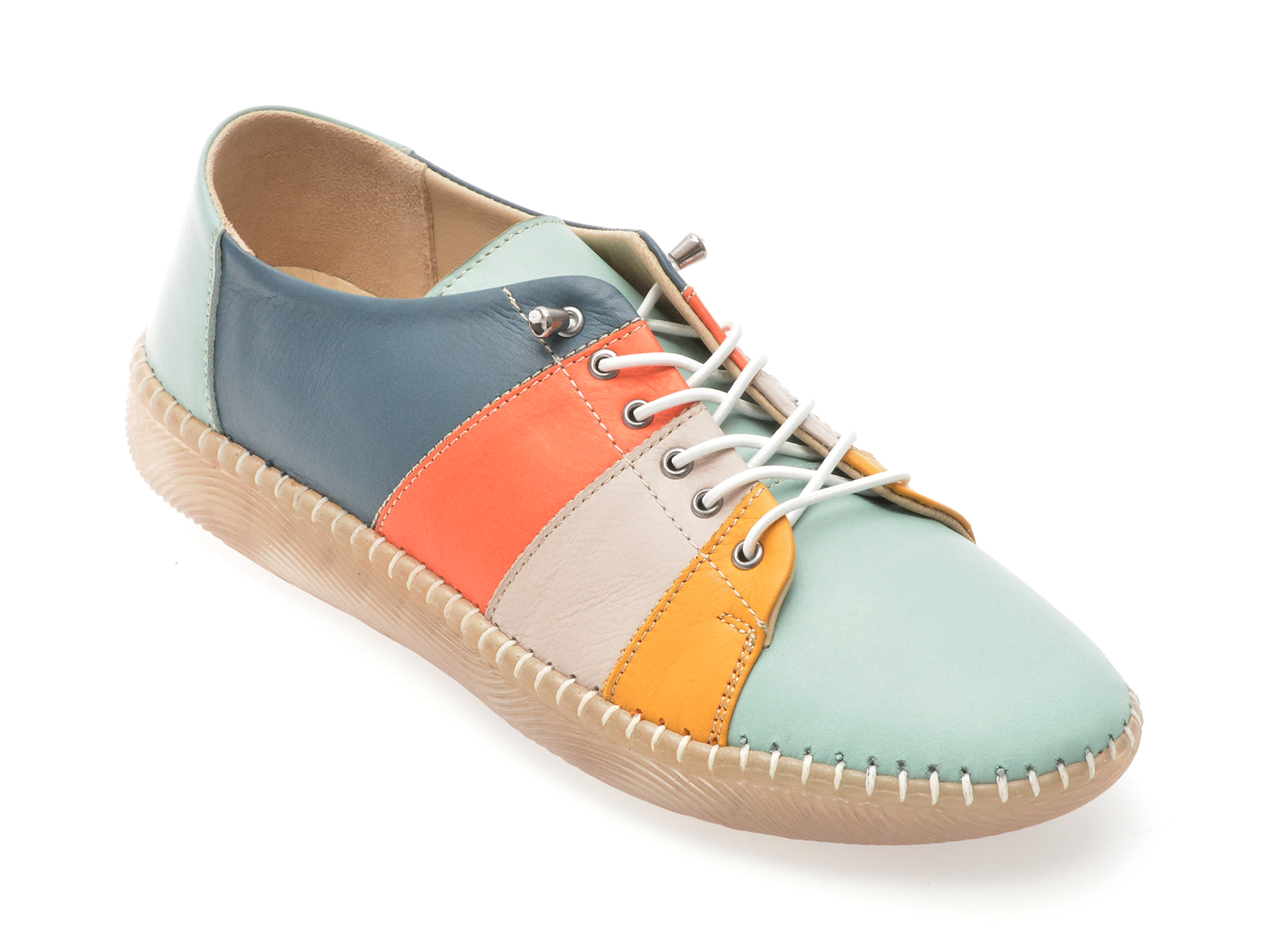Pantofi Shoozy Verzi din Piele | Confort Zilnic