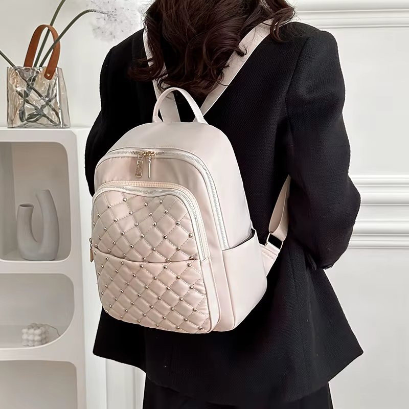 Rucsac Dama Delis Sidonia Crem, Practic - imagine 2