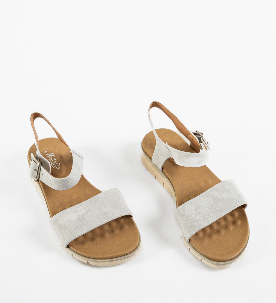 Sandale Dama Monton Gri | Confort și Eleganță - imagine 3