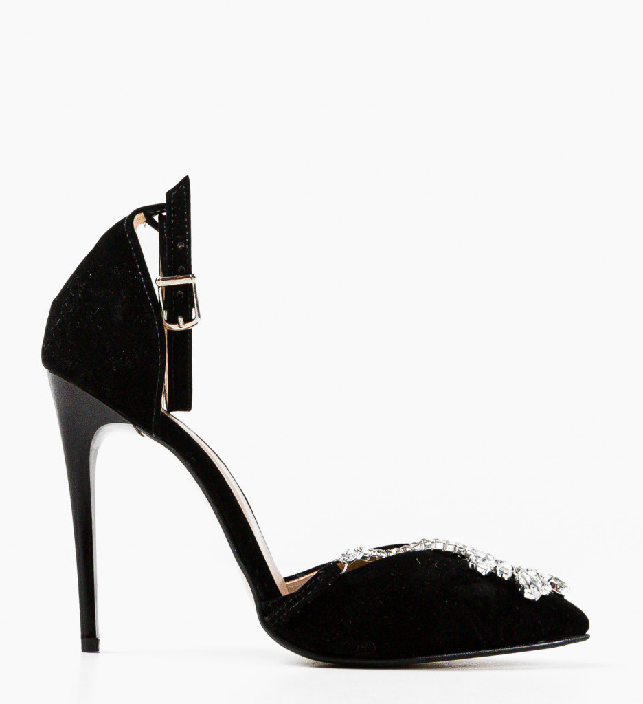 Pantofi dama Alabyna Negri eleganți - imagine 5