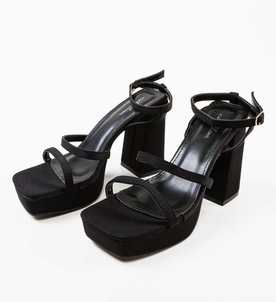 Sandale Toc Oihana Negre - Stil și Eleganță - imagine 9