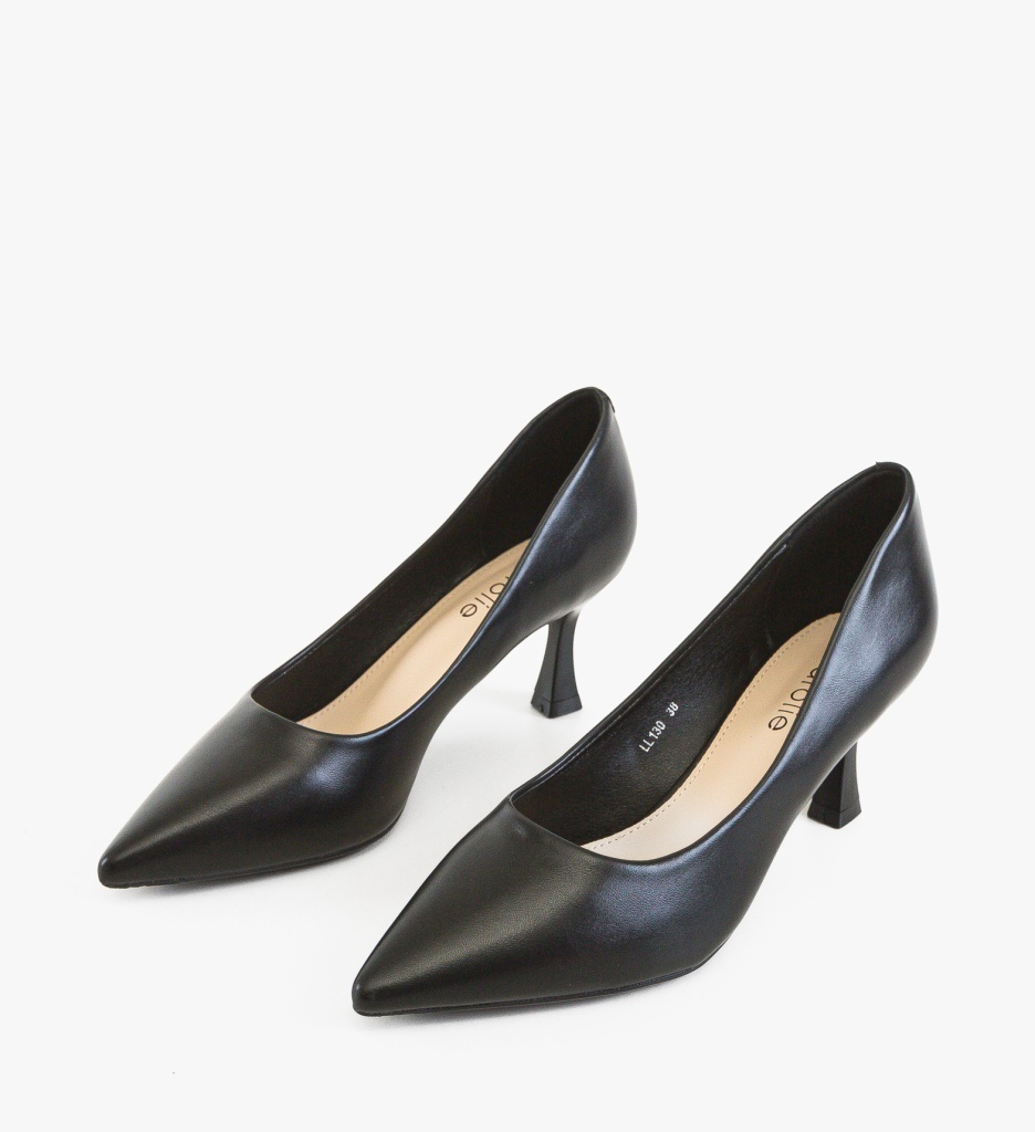 Pantofi Stiletto Yuzuha Negri - Eleganță și Stil - imagine 2
