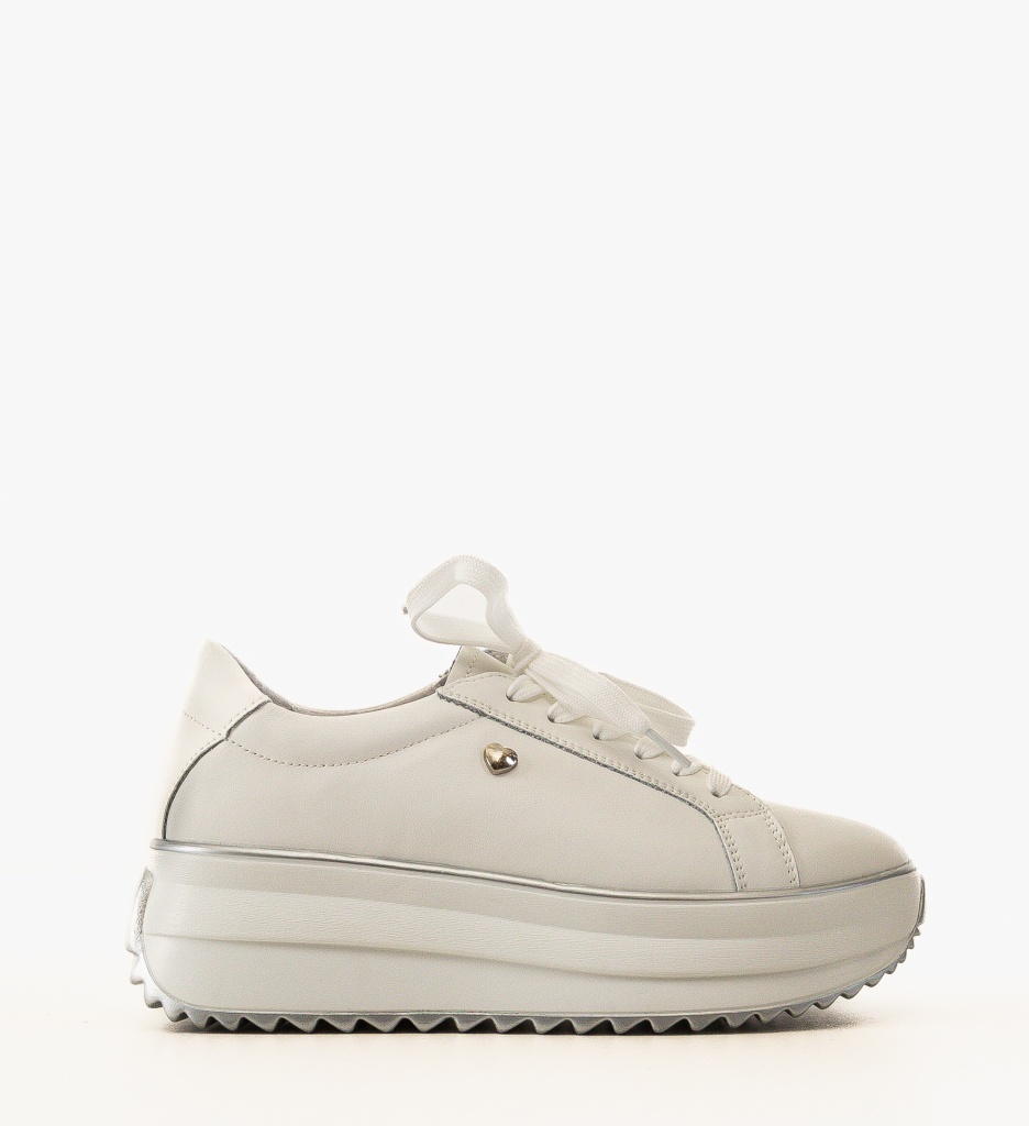 Sneakers Dama Arioami Albi | Confort & Stil - imagine 4