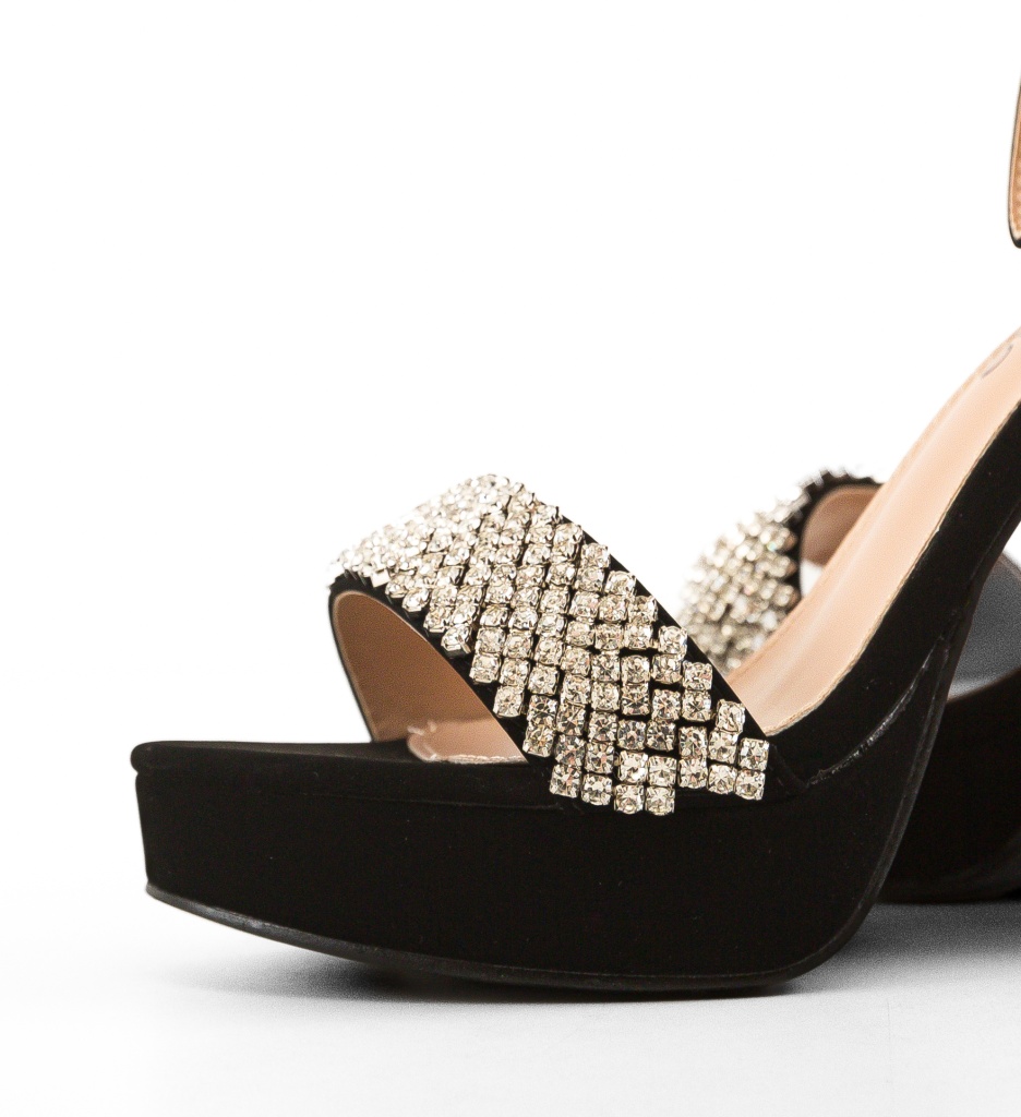 Sandale Powell Negre | Eleganță și Stil - imagine 6