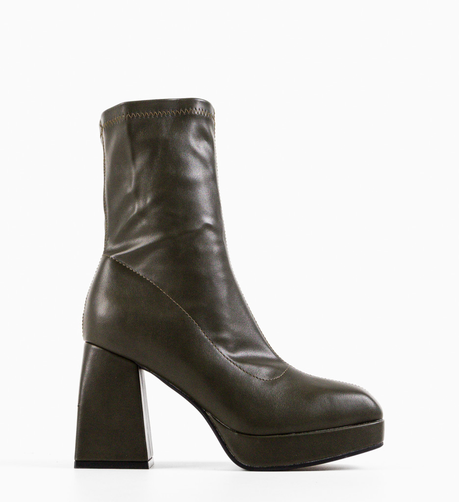 Botine Dama Verzi Rufus - Stil și Eleganță - imagine 5