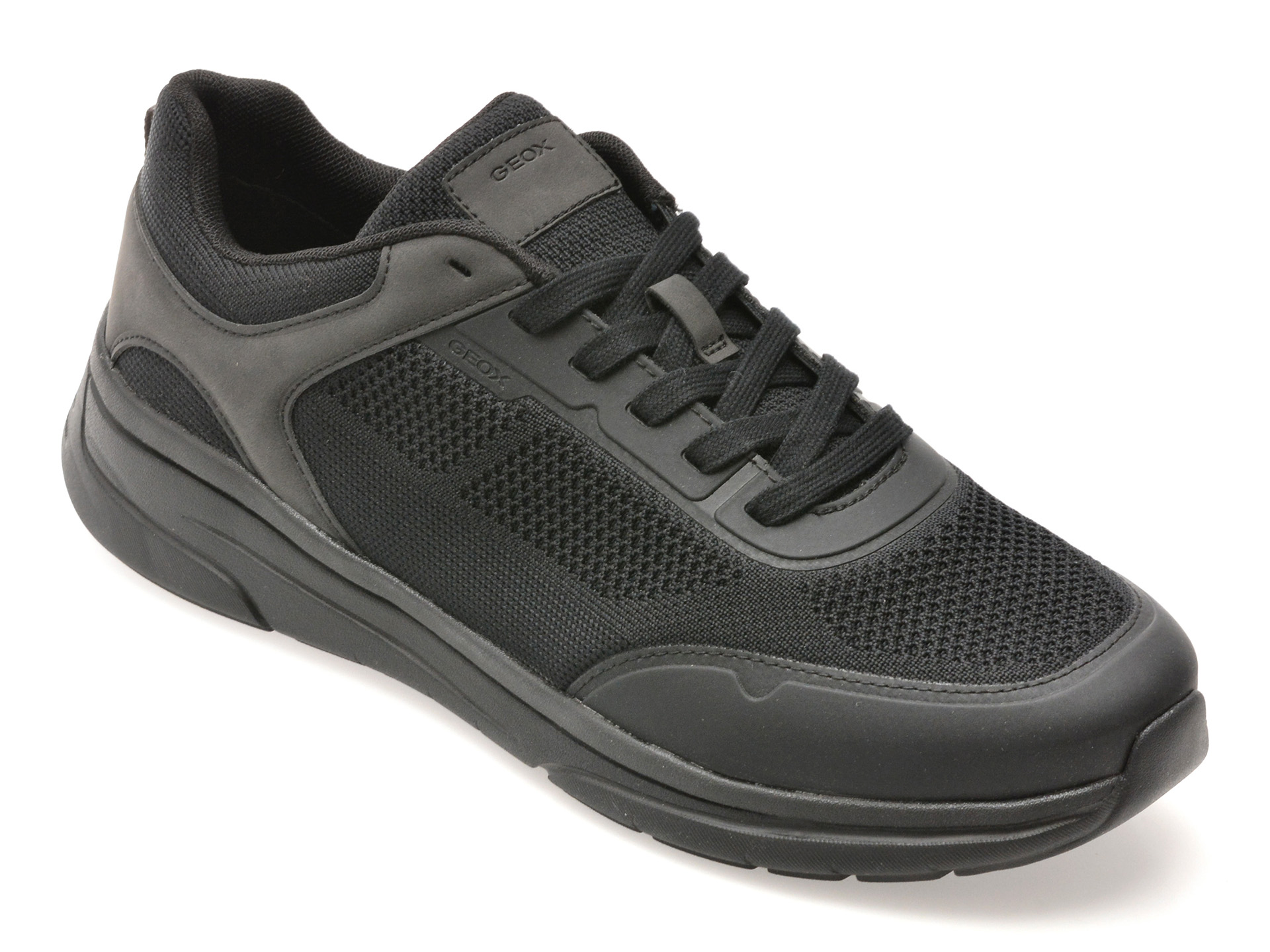 Pantofi Sport Geox Negri Respirabili U55LBB