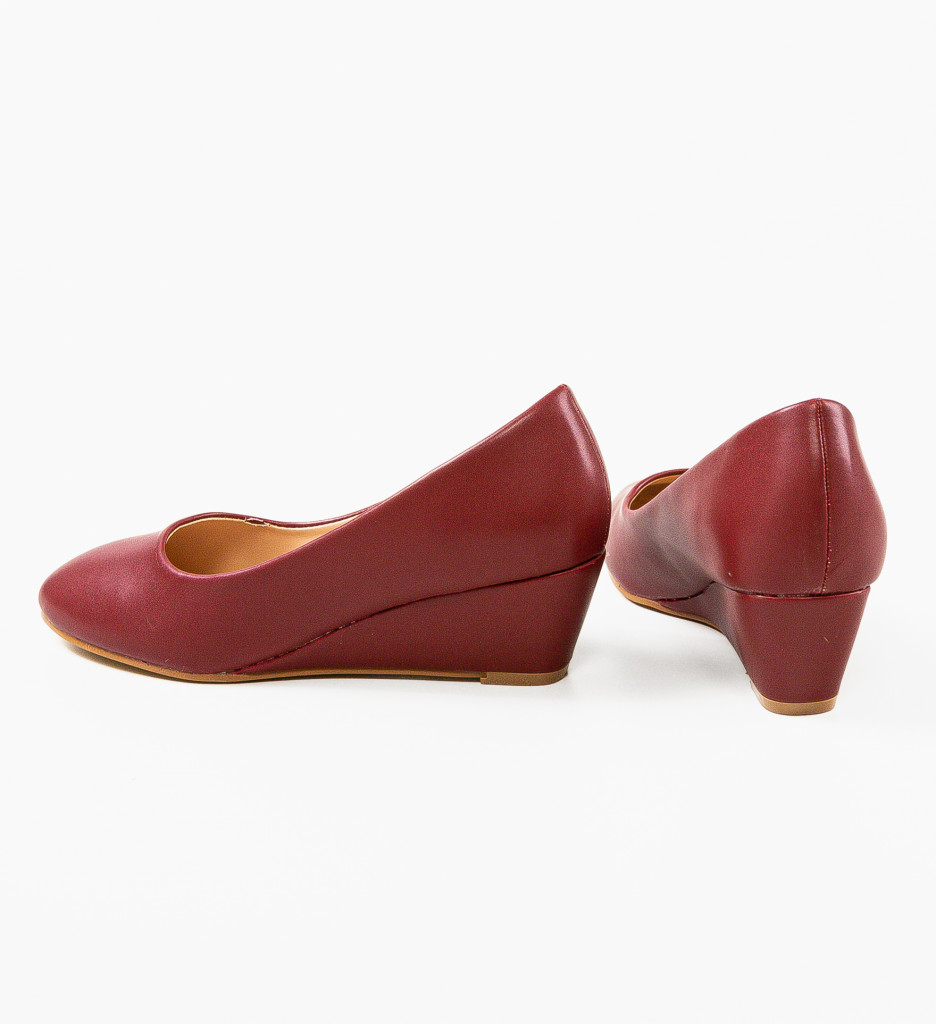 Platforme Dama Melborne Grena | Stil Confortabil - imagine 8