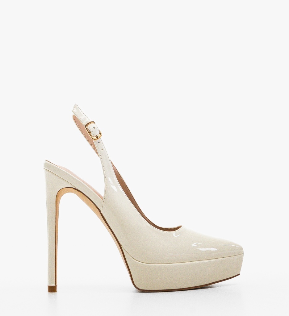 Pantofi Dama Uyby Albi Depurtat - Eleganță - imagine 6
