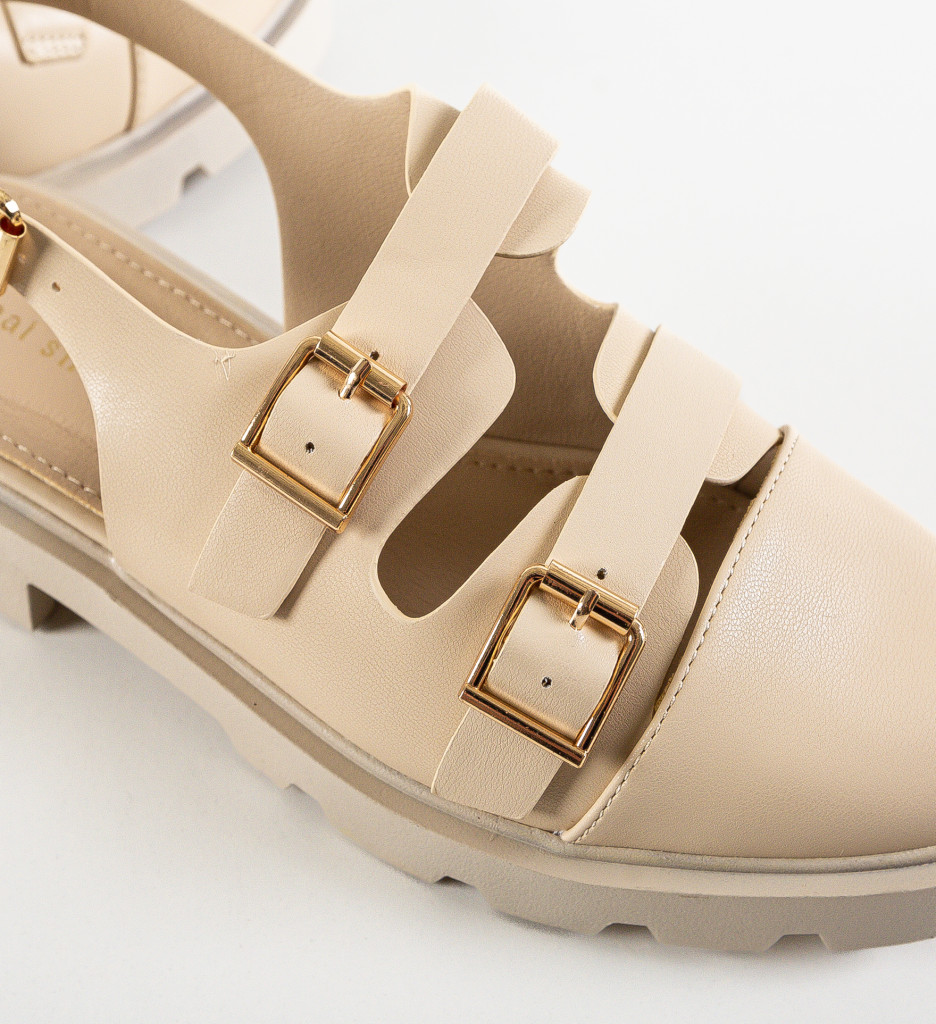 Pantofi Bej Dama Moldavit | Casual & Comodi - imagine 7