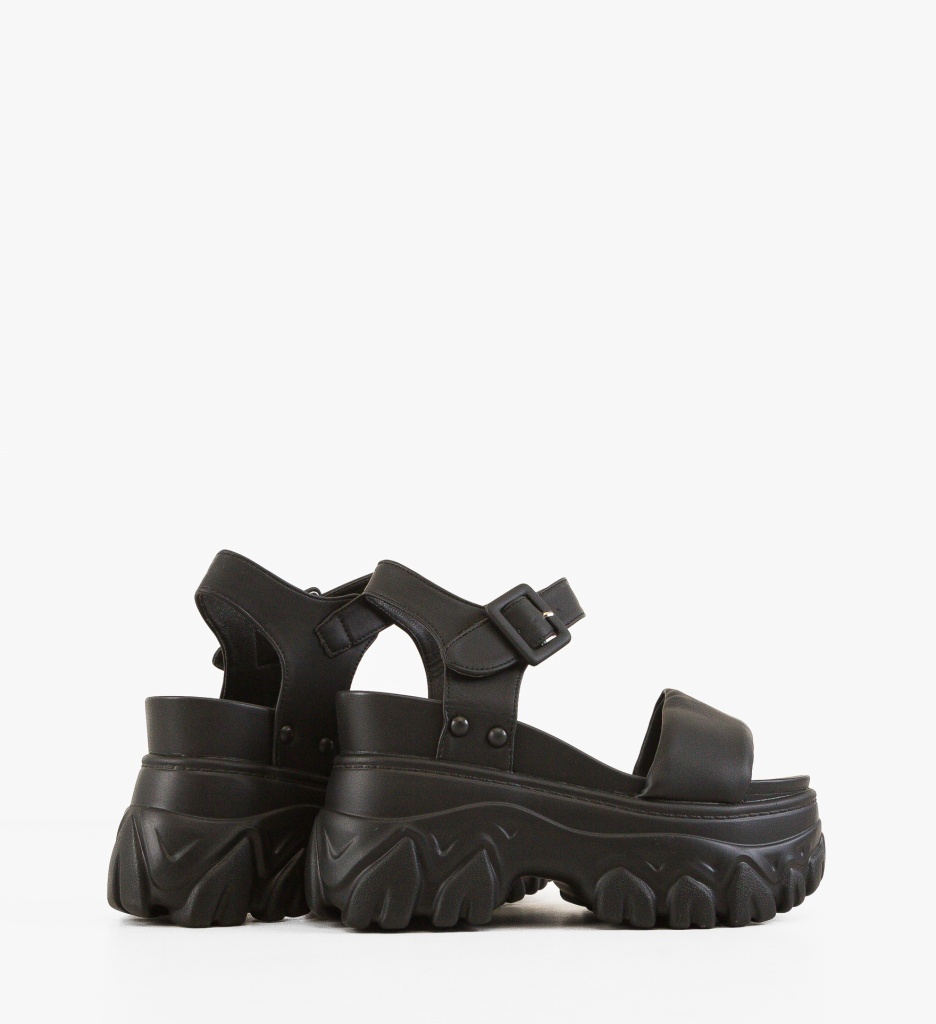 Platforme Dama Glanhe Negre - Stil si Confort - imagine 3