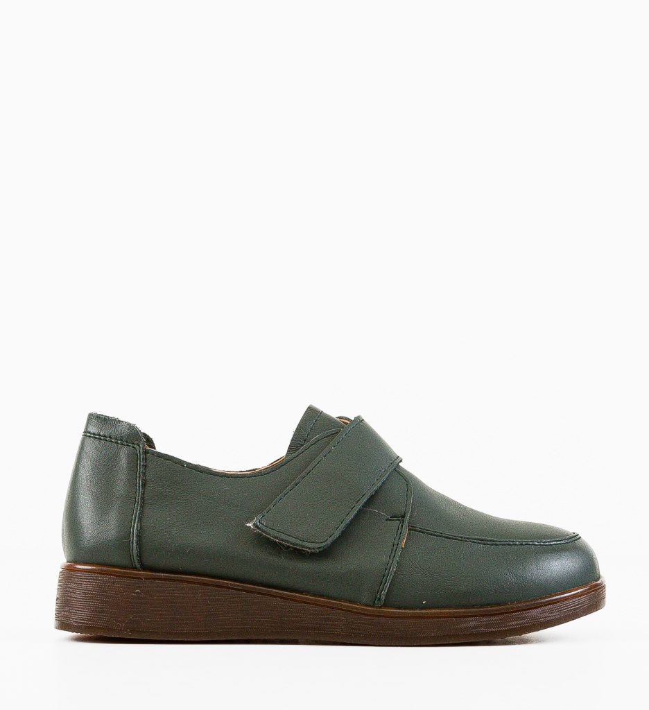 Pantofi Casual Confort | Model Grig-Verde - imagine 5