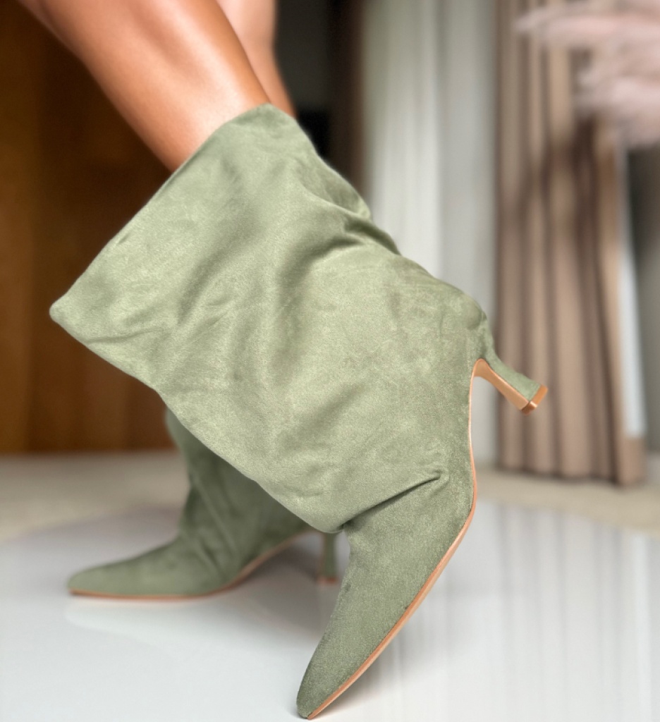 Botine Dama Byson Verzi - Elegant și Confortabil - imagine 2