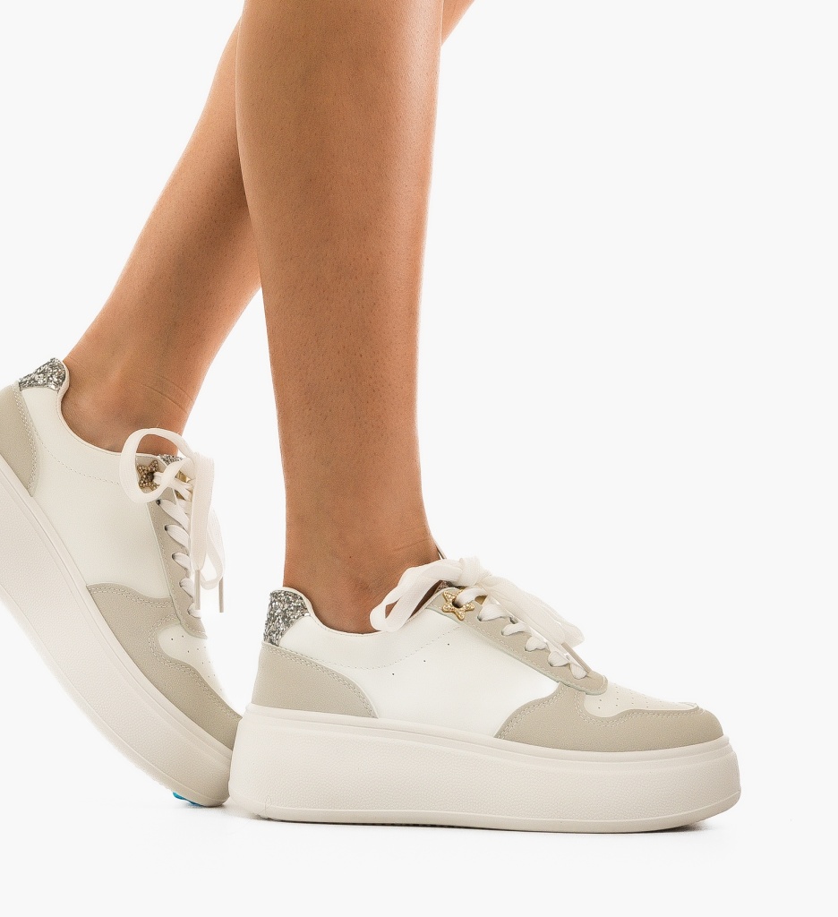 Sneakers Halima Albi Dama - Confort și Stil