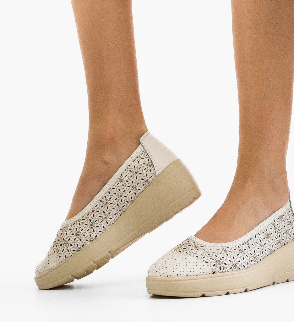 Platforme Dama Albe Kamiz - Stil & Confort