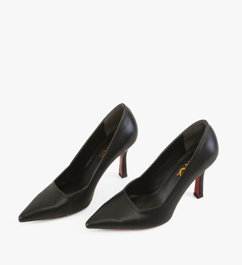 Pantofi Stiletto Vobka Negri - Eleganță Asigurată - imagine 5