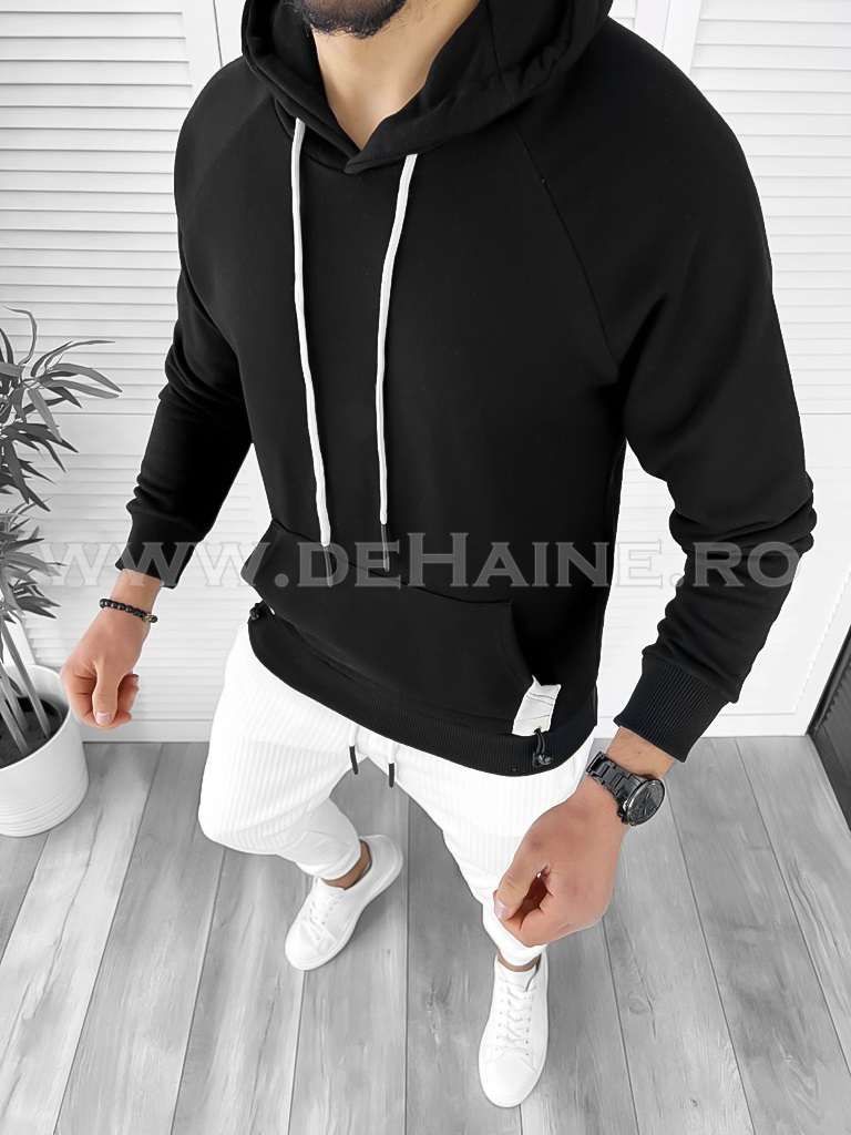Hanorac Barbati Negru Slim Fit K188