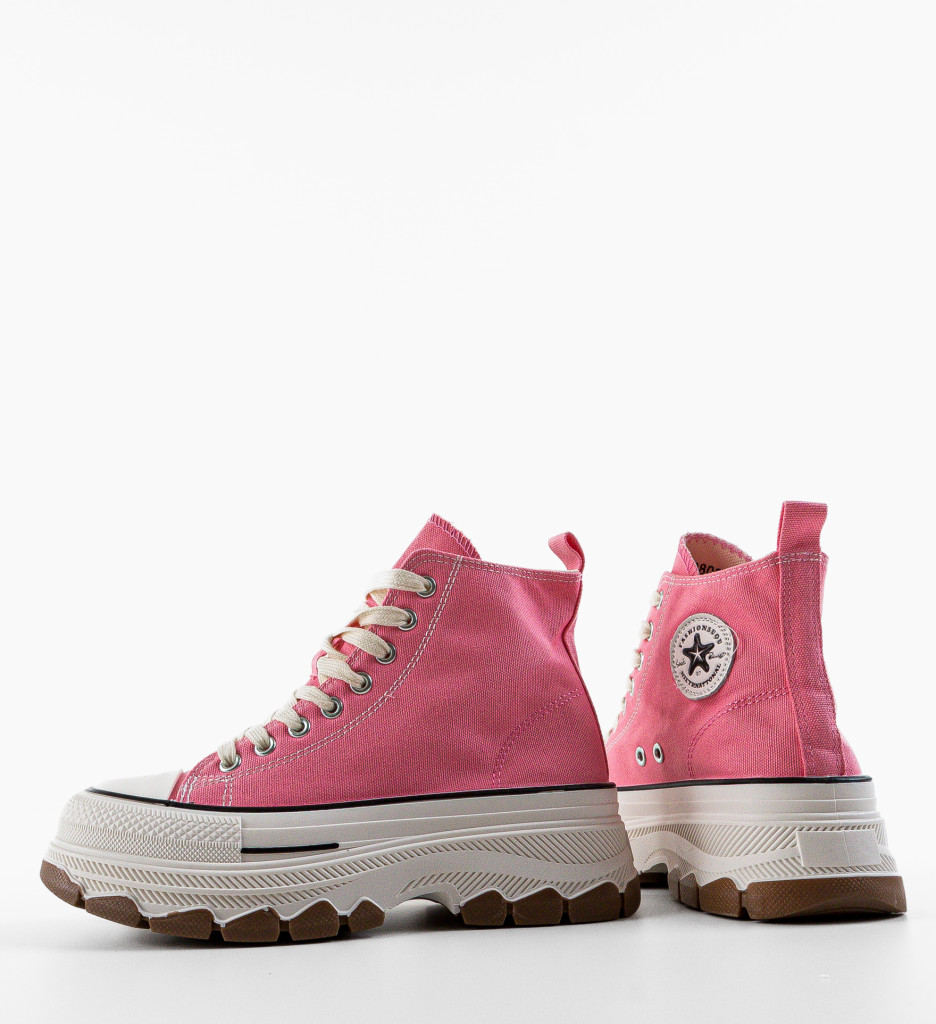 Sneakers Dama Puss Roz - Confort si Stil Sportiv - imagine 9