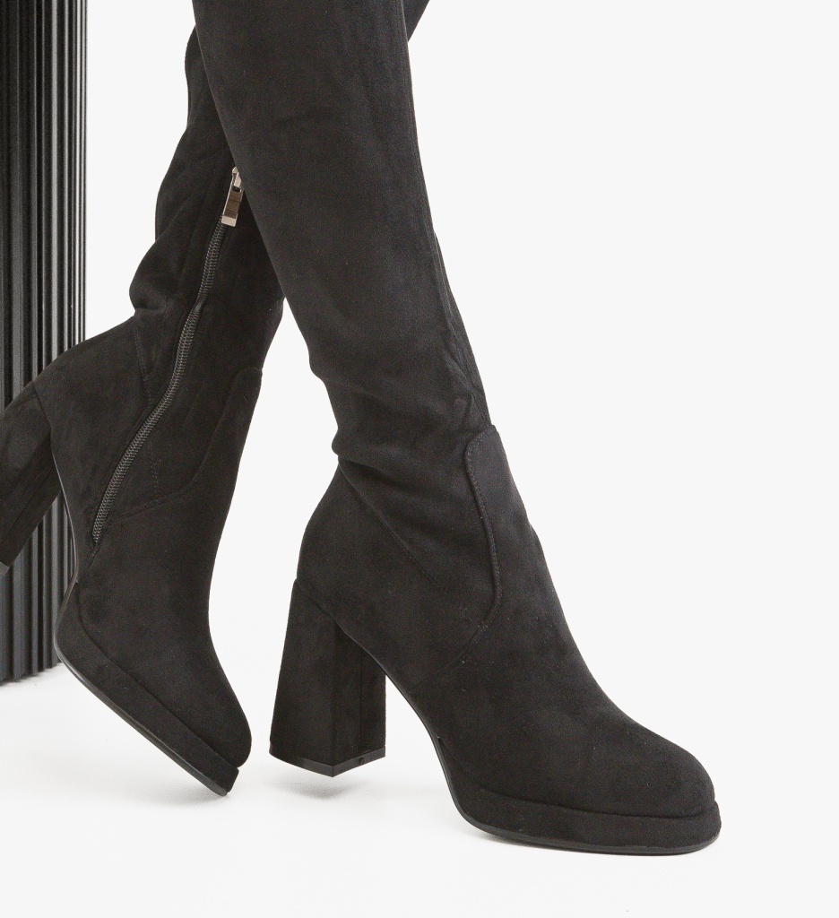 Cizme Dama Sole Negre - Eleganță și Confort - imagine 3