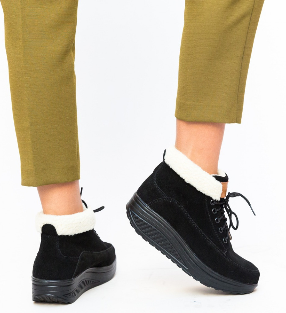 Pantofi Casual Blind Negri - Eleganță Discretă - imagine 5