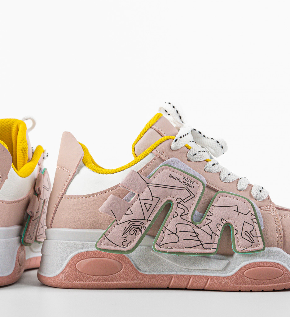 Sneakers Dama Kamal Roz - Confort și Stil - imagine 8